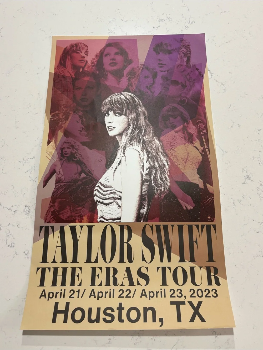 Eras Tour Houston Poster
